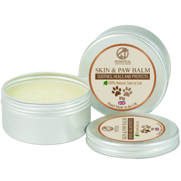 Petastical Dog Paw Balm Moisturising Skin and Paw Salve For Dogs (80g
