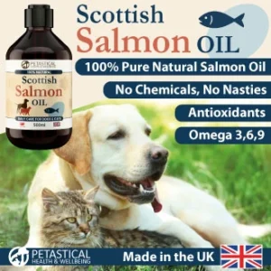Salmon Oil for Dogs Cats Puppies