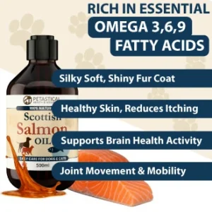 Salmon Oil for Dogs Cats Puppies