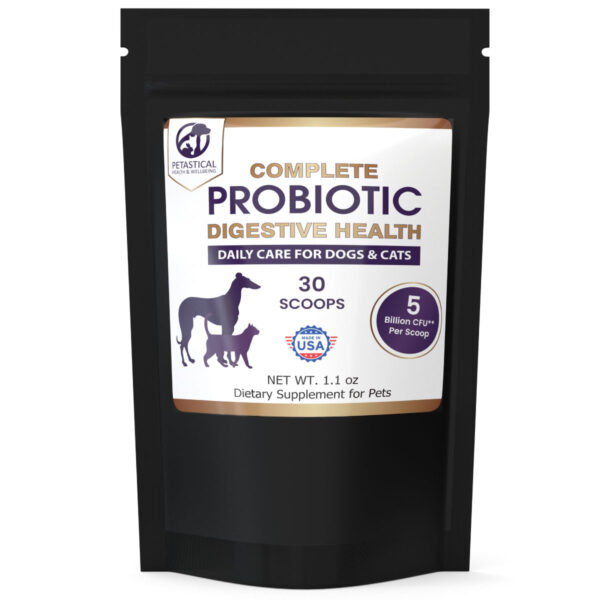 Petastical Probiotic Powder for Dogs and Cats (30 Scoop) Petastical
