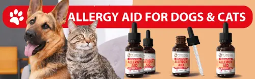 Allergy Aid for Dogs, Antihistamine for Cats, Allergy Relief, Anti Itch, Itchy Skin Irritation