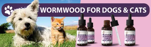 Wormwood for Dogs, Natural Dog Wormer, Cat Wormer Liquid, Dog Worming Tablets Alternative