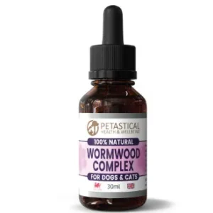 Wormwood for Dogs, Natural Dog Wormer, Cat Wormer Liquid, Dog Worming Tablets Alternative