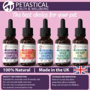 Wormwood for Dogs, Natural Dog Wormer, Cat Wormer Liquid, Dog Worming Tablets Alternative