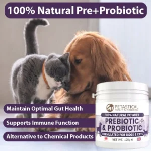 Prebiotic Probiotic for Dogs Cats Digestive Health Chicory Inulin