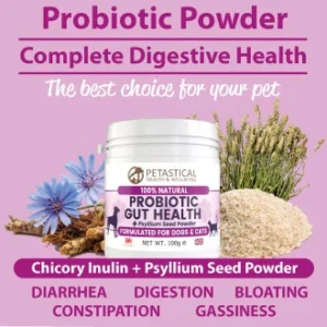 Probiotic Gut Health Psyllium Powder for Dogs and Cats